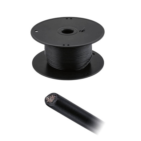 Câble de tension Paulmann - Pour système sur câbles CorDuo - 100m - IP20 - Noir