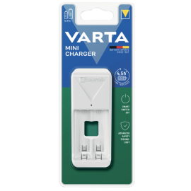 Mini chargeur de batterie Varta - 2 socles - Piles AAA ou AA