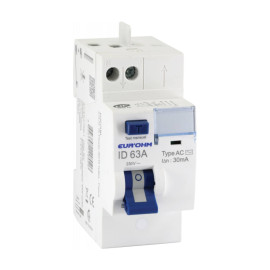 Interrupteur différentiel 63A RxProtect Eur'Ohm - Type AC - 30mA - Connexion haut/haut