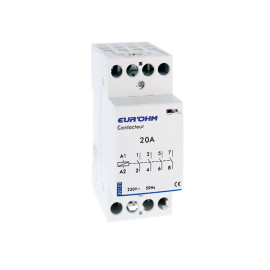Télérupteur électro-mécanique 20A RxProtect Eur'Ohm - 4P - 4NO