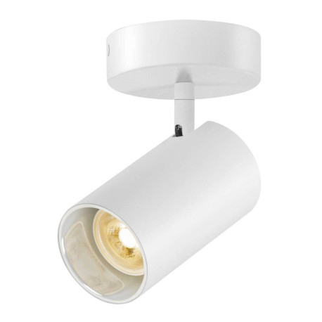 Spot orientable Asto Tube SLV - Mural ou plafond - 10W max - GU10 - IP20 - Blanc