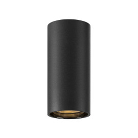 Plafonnier fixe Asto Tube SLV - 10W max - GU10 - IP20 - Noir
