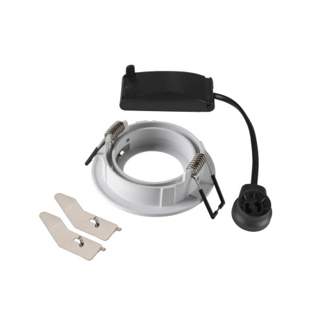 Spot encastré orientable NEW TRIA 68 SLV Declic - Rond - 10W max. - GU10 - Blanc