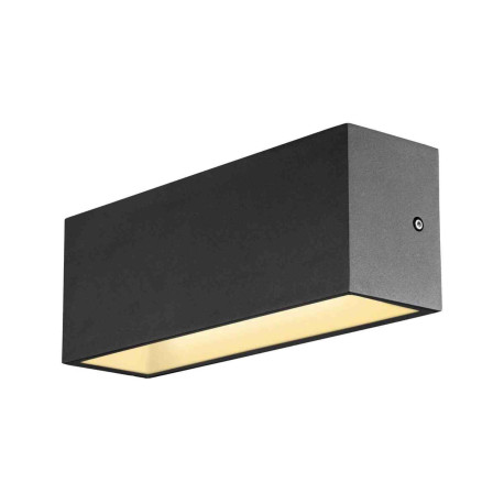 Applique LED extérieure Sitra Cube SLV - 24W - 3000/4000K - IP65 - Anthracite - Up&Down - Format L