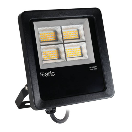 Projecteur extérieur LED TWISTER 4 Aric - 38W - 4000K - Noir