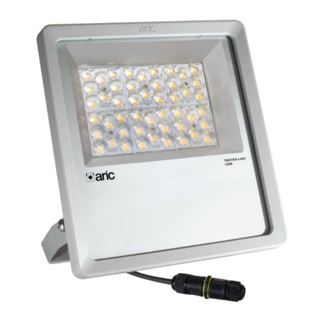 Projecteur LED TWISTER 4 ASY Aric - 120W - 3000K - Gris