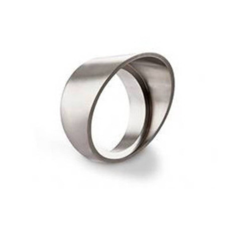 Collerette cylindrique asymétrique Indigo - Inox 316