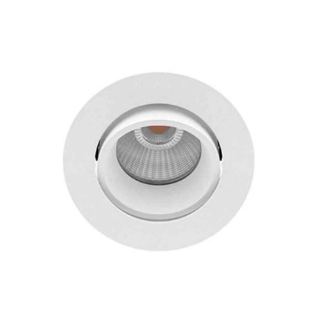 Spot LED encastré rond orientable ADA 1 RX Indigo - 9W - 2700/3000/4000K - IP65 - Blanc mat