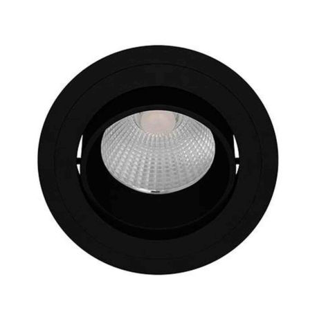 Spot LED encastré rond orientable ADA 2 RX Indigo - 18W - 2700/3000/4000K - IP65 - Noir mat