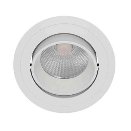Spot LED encastré rond orientable ADA 2 RX Indigo - 18W - 2700/3000/4000K - IP65 - Blanc mat