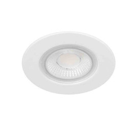 Spot LED encastré fixe Brava RD-230 Indigo - 5W - 2700/3000/4000K - IP65 - Blanc mat - Dimmable