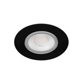 Spot LED encastré fixe Brava RD-230 Indigo - 5W - 2700/3000/4000K - IP65 - Noir mat - Dimmable