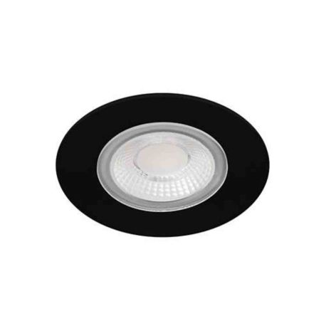 Spot LED encastré fixe Brava RD-230 Indigo - 5W - 2700/3000/4000K - IP65 - Noir mat - Dimmable