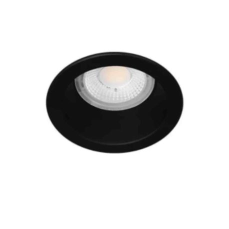 Spot LED encastré fixe basse luminance Brava RDH-230 Indigo - 5W - 2700/3000/4000K - IP65 - Noir mat - Dimmable
