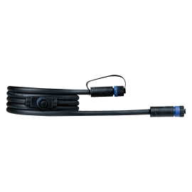 Câble intelligent Plug & Shine - 150W max - 24V - 2 raccords - 2m - Noir