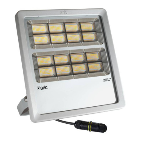 Projecteur LED TWISTER 4 HP-R 90° Aric - 155W - 4000K - Gris