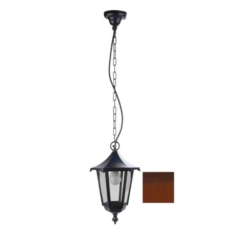Suspension extérieure Monaco Aric - E27 - 100W Max - IP43 - Cuivre/Noir - Sans ampoule
