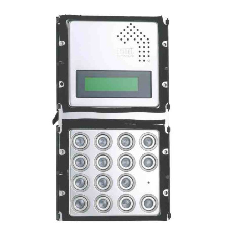 Module d'appel extérieur double K-Steel Urmet - Pour platine à défilement - 250 noms