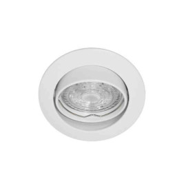 Spot encastré orientable KASA RX Indigo - Rond - GU10 - 10W max - Blanc - Sans ampoule