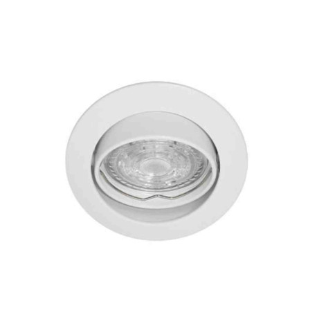 Spot encastré orientable KASA RX Indigo - Rond - GU10 - 10W max - Blanc - Sans ampoule