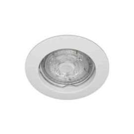 Spot encastré fixe KASA R Indigo - Rond - GU10 - 10W max - Blanc - Sans ampoule