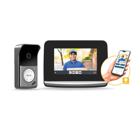 Visiophone V500 PRO io Connect + bloc secteur Somfy