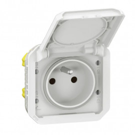 Prise de courant Plexo Legrand - Complet - 16A - 250V - Blanc