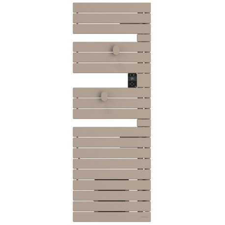 Sèche-serviettes connecté Wifi Nefertiti Atlantic - 750W - Mât à droite - Beige