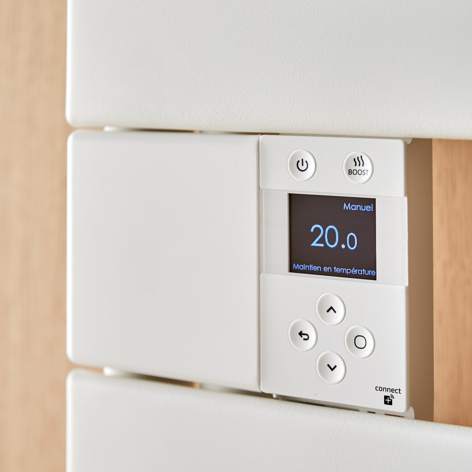 850069 Atlantic - Sèche-serviettes Nefertiti - 750+1000W - Droite - Blanc