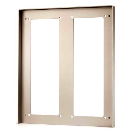 Visière anti-pluie GT203H Aiphone - Pour platine GT 2x3 modules - Aluminium