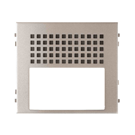 Façade GTDBP Aiphone - Pour module micro et HP gamme GT Version B - Zamak