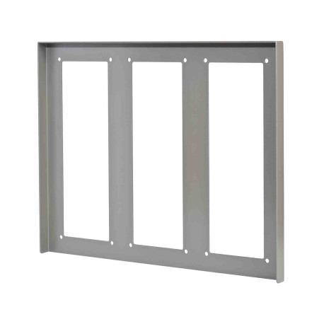 Visière anti-pluie GT303H Aiphone - Pour platine GT 3x3 modules - Aluminium