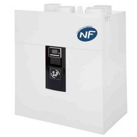 VMC Double Flux IDEO 325 FL - 27W-Th-C - 23dB(A) - 8 sanitaires