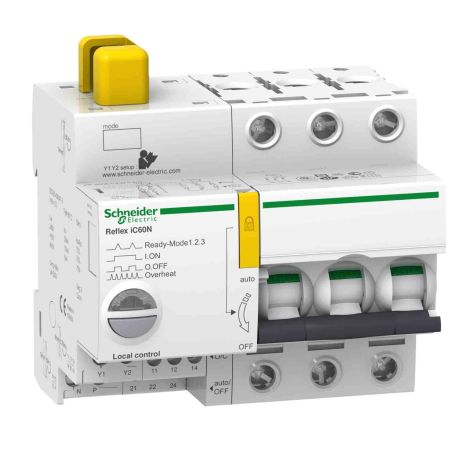 Disjoncteur à commande intégrée Acti9 Reflex IC60N Schneider - Avec interface Ti24 - 40A - 3P - Courbe C