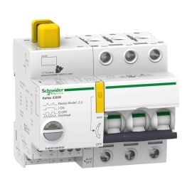 Disjoncteur à commande intégrée Acti9 Reflex IC60N Schneider - Avec interface Ti24 -10A - 3P - Courbe D