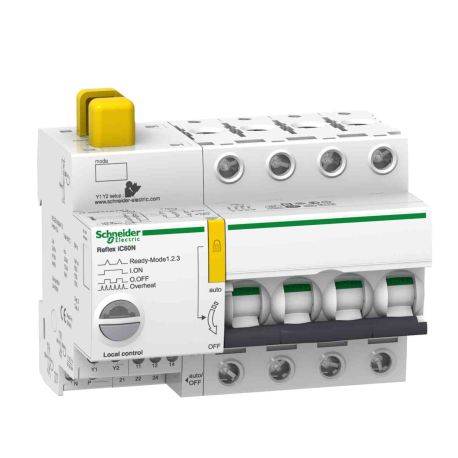 Disjoncteur à commande intégrée Acti9 Reflex IC60N Schneider - Avec interface Ti24 - 16A - 4P - Courbe C