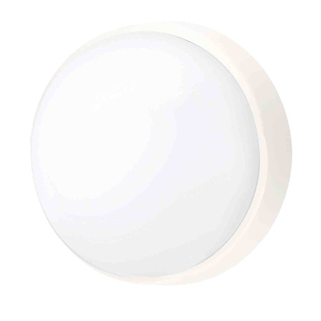 Applique plafonnier LED HLR-214 Aric - Rond - 14W - 3000K / 4000K / 5000K - IP66 - Blanc/Noir