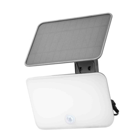 Projecteur solaire Cispo Aric - 4W - 2700/4000/6500K - IP54 - Avec détecteur PIR - Gris