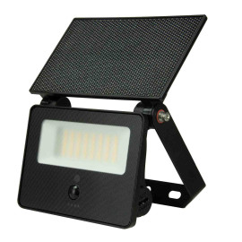 Projecteur solaire Tonik 1100 Aric - 11W - 3000K - IP65 - Avec détecteur PIR - Noir