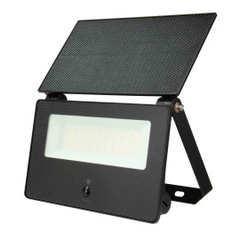 Projecteur solaire Tonik 1800 Aric - 18W - 3000K - IP65 - Avec détecteur PIR - Noir