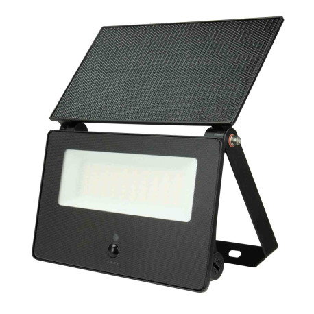 Projecteur solaire Tonik 1800 Aric - 18W - 3000K - IP65 - Avec détecteur PIR - Noir