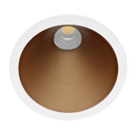 Spot encastré SWEET RD EVO Indigo - 7,5W - 740Lm - Dimmable - Blanc/Champagne
