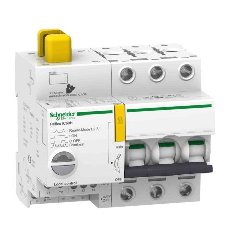 Disjoncteur à commande intégrée Acti 9 Reflex IC60H Schneider Electric - Avec interface Ti24 - 25A - 3P - Courbe C