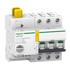 Disjoncteur à commande intégrée Acti9 Reflex IC60H Schneider - Avec interface Ti24 - 25A - 3P - Courbe D