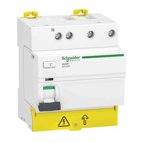 Interrupteur différentiel tête de groupe Acti9 iIG40K Schneider Electric - 3P+N - 25A - 300mA - Type AC