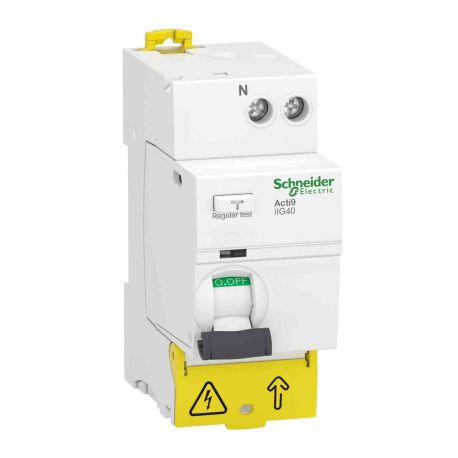 Interrupteur différentiel tête de groupe Acti9 iIG40 Schneider Electric - 1P+N - 25A - 300mA - Type AC