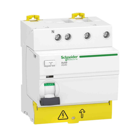 Interrupteur différentiel tête de groupe Acti9 ilG40 Schneider Electric - 3P+N - 25A - 30mA