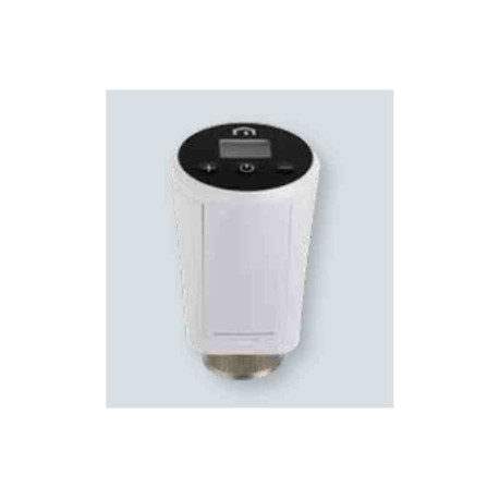 Tête thermostatique électronique Unisenza Plus Finimetal - Zigbee 3.0 - M30 - Sans fil - Blanc