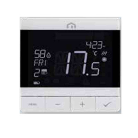Thermostat RF PCR Unisenza Plus Finimetal - Zigbee 3.0 - Blanc