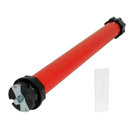 Moteur tubulaire radio RM10MMB Superrollo - Pour volets roulants - 10Nm - Ø 45mm - IP44 - Rouge